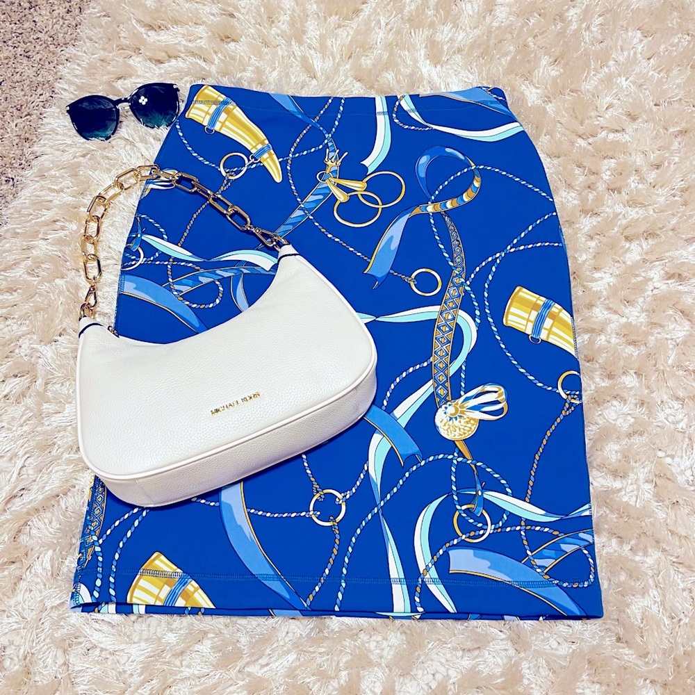 ✨ Brand New Ladies J.Mclaughlin Thalia Skirt in Sinclair Penscript✨